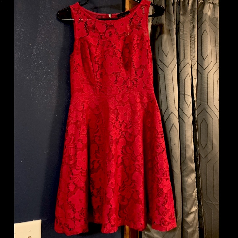 Red Lace dress